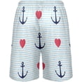 thumbnail image 3 of GZHJMY Anchor Pajama Pants Short for Men, Lounge Pants Lightweight Men Pajama Bottoms with Drawstring Pockets, Christmas New Year Birthday Gifts, Small, 3 of 7