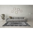thumbnail image 3 of Ahgly Company Indoor Square Abstract Gray Modern Area Rugs, 7' Square, 3 of 4