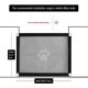 thumbnail image 4 of Puerta mágica para perros, recinto de seguridad portátil para perros, fácil de instalar y bloquear para mascotas, mantenga a los perros alejados de la cocina/arriba. TUNC Sencillez, 4 of 5