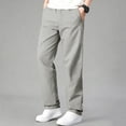 thumbnail image 4 of ShomPort Mens Golf Pants with Zip Pockets Big and Tall Loose Trousers Straight Leg Casual Work Pant, 4 of 7