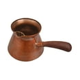 flameer Drinkware Hot Water Kettle 800 ml Copper Tea Kettle Milk