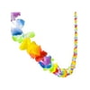 Rinco Jumbo Flower Lei Luau Beach Decoration 108" Polyester Garland, Multicolor