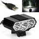 thumbnail image 5 of Faro LED XML para bicicleta, potente linterna de 12000 lúmenes, 3 modos, resistente al agua, para ciclismo y carreras de carretera, construcción de plástico resistente, recargable por USB,, 5 of 9