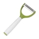 thumbnail image 2 of Pelador de frutas multifuncional de acero inoxidable | Cuchillo de doble hoja giratoria con desojo de patata | Mango ergonómico antideslizante | Pelador de verduras para zanahorias, pepinos,, 2 of 9