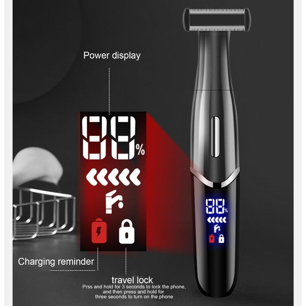 SDFGTstore Pubic Hair Removal Trimmer for The Groin Epilator Safety Man Lady Shaving