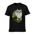 thumbnail image 4 of Cute Cat & Watermelon Print T-shirt Playful Summer Style, 4 of 10