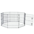 Max&Marlow Dog Playpen 8Panel Metal Dog Fence for Indoor Use and