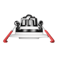 thumbnail image 3 of NICOR 2-inch LED Gimbal Recessed Downlight in White, 2700K, 3 of 12