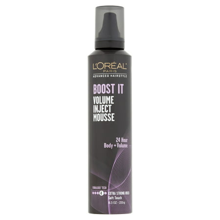 L'Oreal Paris Advanced Hairstyle BOOST IT Volume Inject Mousse, 8.3 (Best Mousse For Fine Wavy Hair)