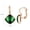 Green, variant on Yoursfs Leverback Earrings for Women Inlay Cubic Zirconia Filigree Gold Plated Hollow Rose Flower Earrings Drop Piercing Earrings Jewelry Gift