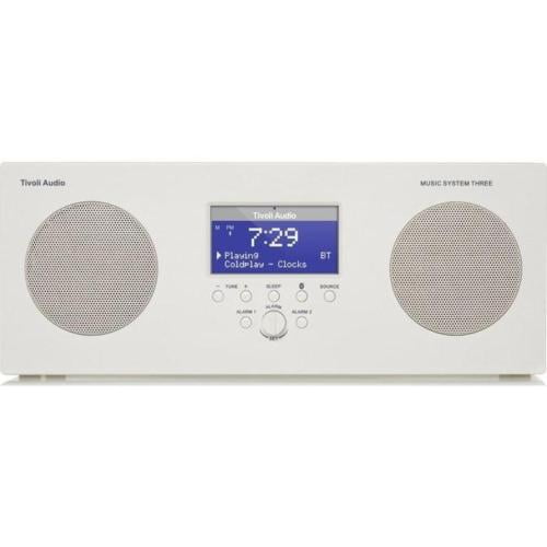 Tivoli Audio MSY3WHT Portable Hi-Fi Music System Three in White
