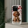 thumbnail image 4 of DistinctInk Tough Case for Apple iPhone 14 Pro MAX (6.7" Screen), Compatible with MagSafe Charging - Valentine's Day English Cocker Spaniel Puppy, 4 of 6