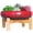 Red, variant on GYA Succulent Pots - 10 Inch Large Ceramic Bonsai Pots with Drainage Stand for Indoor Plants Shallow Planters Decorative Cactus Flower Plant Container Bowl