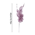 thumbnail image 3 of Kbndieu Christmas Tree Decorations Pink Glitter Floral Ornaments Christmas Tree Picks Ornaments, 3 of 6