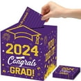 Halloween 2025 Foldable Cardboard Graduation Card Box With 30 Cards For