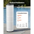 thumbnail image 2 of VEVOR 4Pack Hot Tub Spa Pool Filter Cartridge 105 Sq. Ft Compatible Pentair CCP420, 2 of 9