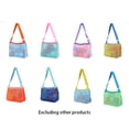 thumbnail image 2 of Naiovety Bolso de hombro Correas de hombro ajustables para mayor comodidad ampliamente utilizado en bolsos de concha Bolsa de red de gran Almacenamiento y organización del hogar Cinta Rosa Verde, 2 of 6