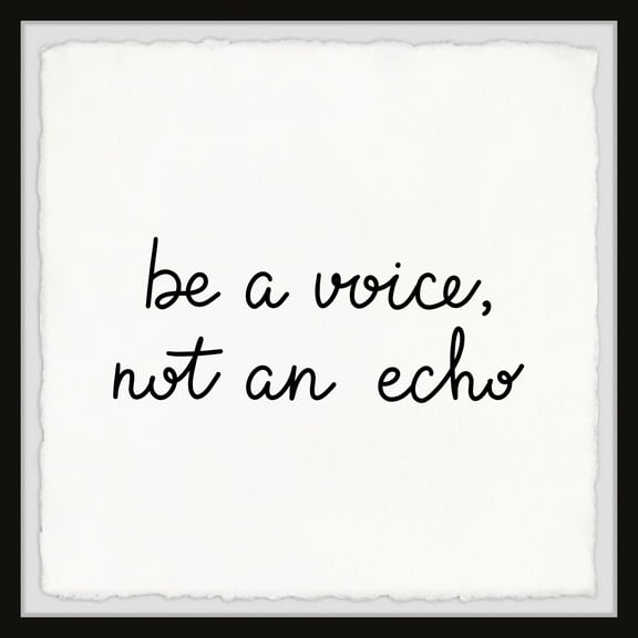 Marmont Hill Not an Echo Framed Painting Print