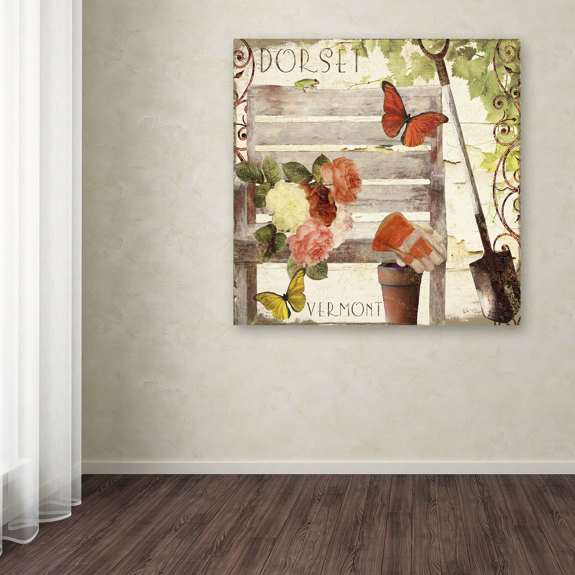 Trademark Fine Art "Vermont Summer IV" Canvas Art by Color Bakery