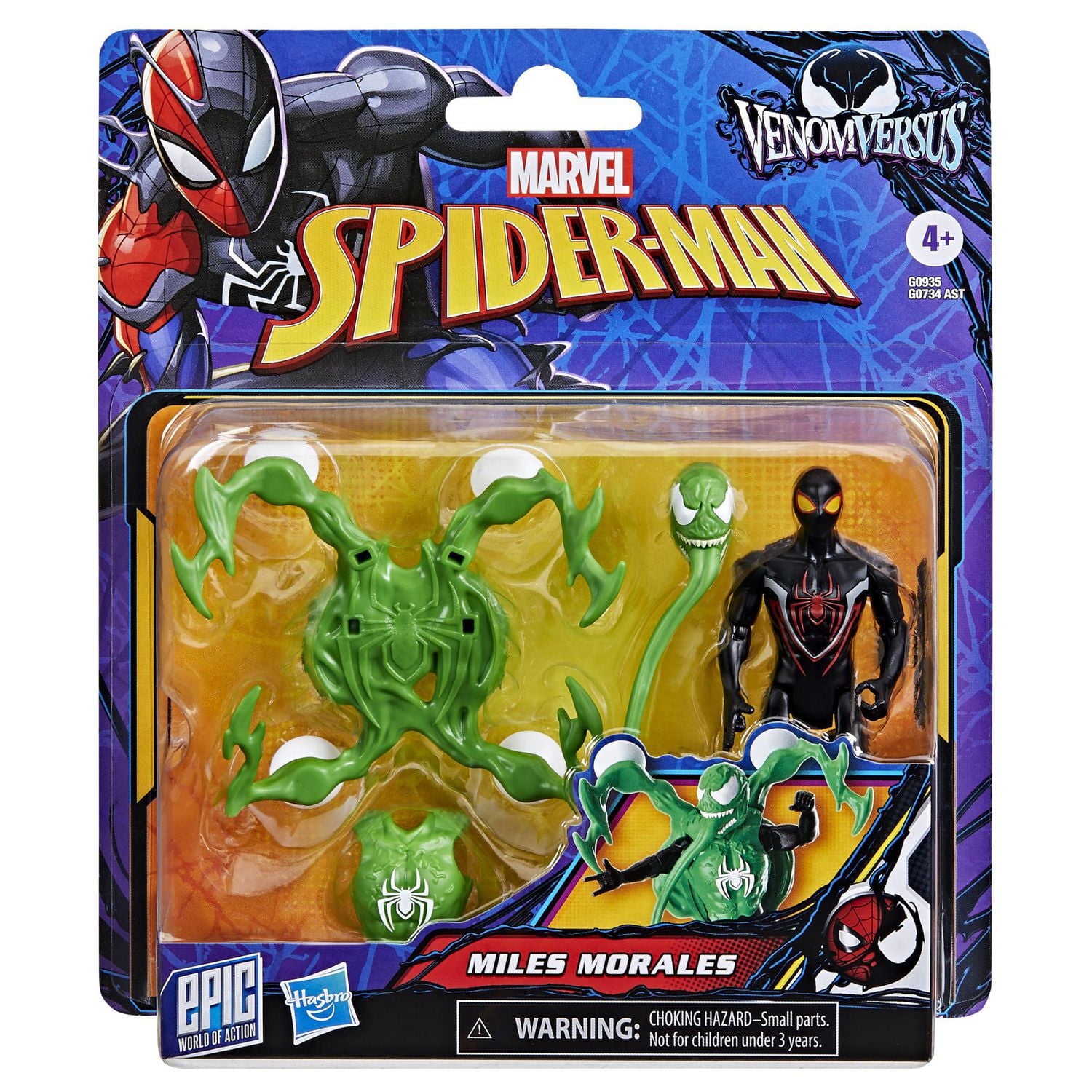 Marvel Spider-Man VenomVersus Epic World of Action Miles Morales