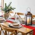 thumbnail image 6 of Red Black Ombre Round 13 Inch Placemats Set of 8, Modern Abstract Moire Art Geometric HeatResistant Non Slip Place Mats for Dining Table, Wipeable Braided Kitchen Table Mats for Housewarming, 6 of 9