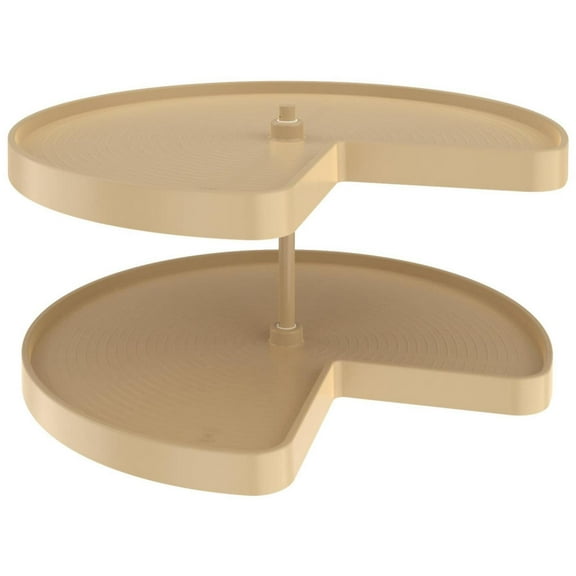 Rev-A-Shelf Ld-2472-32Bm-1 Lazy Daisy Polymer Double 2 Tier 32" Kidney Bottom Mount Lazy