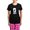 With Pink Pant, variant on CafePress - Eskie Samoyed Lover Women's Light Pajamas - Women's Short Sleeve Print T-Shirt and Pants Dark Cotton Pajama Set
