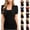 Black, variant on Women's Solid Cropped Eyelet Knit Cardigan Puff Ruched Short Sleeve Open Front Lightweight Cover Up Jacket for Dress Wedding Evening