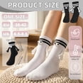 thumbnail image 2 of Bocaoying 4 Pairs Magnetic Holding Hands Socks, Funny Couple Novelty Socks for Women Men, Cute Mid-Calf Crew Socks with Creative 3D Eyes & Hands Design Interactive Gifts, 2 of 7
