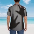 thumbnail image 6 of Daiia Bloody Hand Behind Hawaiian Shirt for Men Gentle Cotton Regular Short Sleeve Casual-Large, 6 of 9