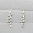 thumbnail image 6 of Fairnull Bridal Wedding Prom Jewelry Shiny Rhinestone Elegant Necklace Earring Set Gift, 6 of 7