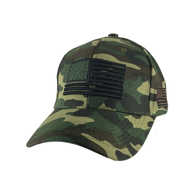 Top Headwear USA Double Patch Adjustable Baseball Cap - Camo