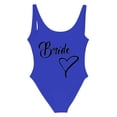 thumbnail image 4 of MKLEKYY Traje De Baño Mujer Women Fashion Letter Print Piece Swimsuit Sexy Bikini Swimwear Bathing Sleeveless Backless Swimsuit 1497, 4 of 4
