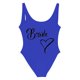 thumbnail image 3 of Trajes de Baño Mujer Traje de Baño de Moda Para Mujer, Con Estampado de Letras, Bikini Sexy, Sin Mangas, Sin Espalda, Ropa de Playa de Verano, 1048, 3 of 3