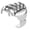 Silver, variant on Edgy Skeleton Hand Spine Bone Ear Cuff Alloy Body Jewelry Accessory Perfect For Concerts And Parties