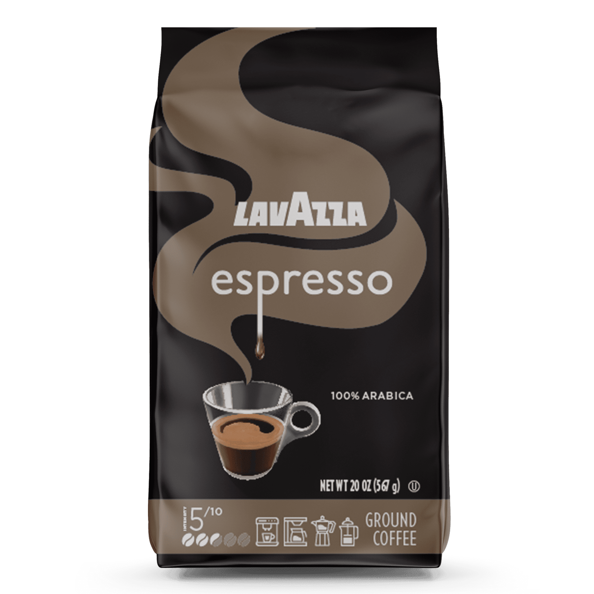 Lavazza Espresso Whole Bean Coffee, Medium Roast, 100% Arabica
