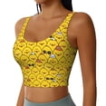 thumbnail image 2 of Balery Cute Funny Chicken Sujetadores deportivos con espalda cruzada para mujer, acolchados, sin costuras, de alto impacto, ideales para yoga, gimnasio, entrenamiento y fitness.-, 2 of 8