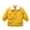 Yellow, variant on AJTQTH Cotton Clothes for Boys Girls Wool Collar Long-Sleeved Thick Jacket Kids One-Breasted Button Warm Coat Pockets Outwear for Winter Fall Black 3Y