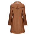 thumbnail image 2 of Vedolay Womens Jackets Womens Oversized Casual Long Sleeve Single Button Office Business Jackets Blazer,Brown XL, 2 of 4