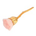 thumbnail image 1 of Rose Shape Long Handle Nail Art Brush Manicure Nail Polishing Dust Powder Removal Brush 01#, 1 of 5