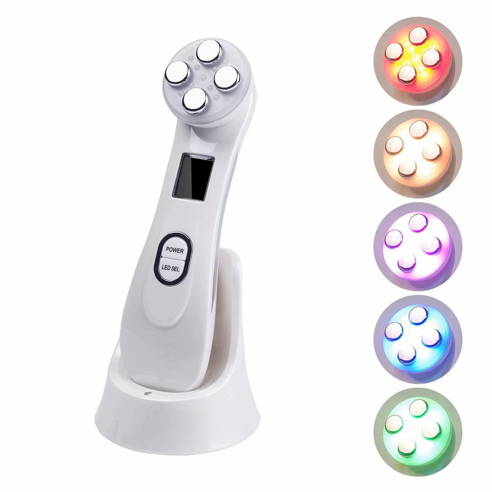 Aptoco LED Face Light Therapy Machine, Hot Cold Face Lifting Massager, Wireless Photon Collagen Skin Rejuvenation Anti Aging Firming Lifting Tightening Toning