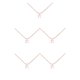 thumbnail image 2 of Collar Jumpingount con tema de Constelaciones símbolo de amistad oro rosa, 2 of 6