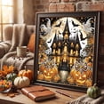thumbnail image 4 of Halloween Diamond Art Kit for Adults, 11.81In Special Shape Drill Pumpkin Ghost Bat Canvas Set, Stress Relief DIY Craft Art for Home Wall Holiday Decor, Frame Not Included, 4 of 7