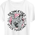 thumbnail image 3 of Disney Princess - Princesses Stick Together - Women's Short Sleeve Graphic T-Shirt, 3 of 5