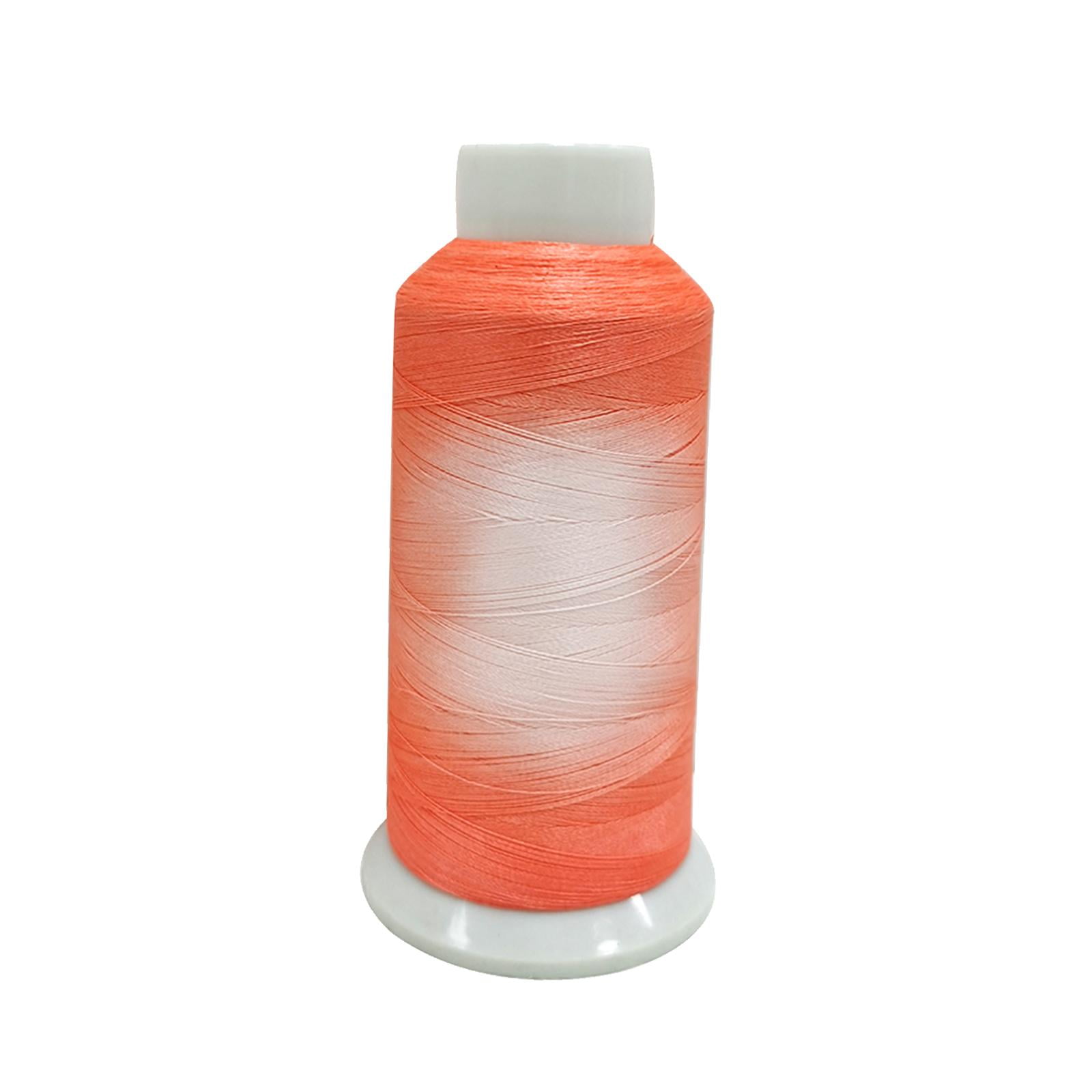 Color Changing Thread, Embroidery, Hand Knitting, Polyester Supplies for Festivals Hat Orange