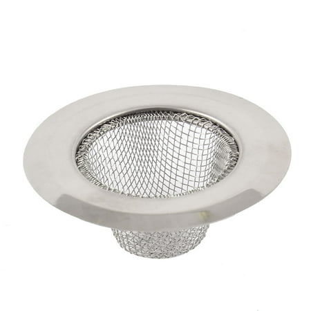 Brass Decorative Basins Stainless Steel - Bathroom Round Design Silver Tone Stainless Steel Basin Sink Drainer