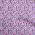 thumbnail image 1 of oneOone Viscose Jersey Violet Fabric Batik Craft Projects Decor Fabric Printed By The Yard 60 Inch Wide, 1 of 5