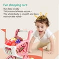 thumbnail image 4 of Carrito De La Compra, Carrito De Supermercado, Coche De Empuje, Juguetes Para Niñas, Cortar Comida, Fruta, Juego De Imaginación, Juguete Para Niños, Cesta De La Compra Speravity FN003382-01, 4 of 6