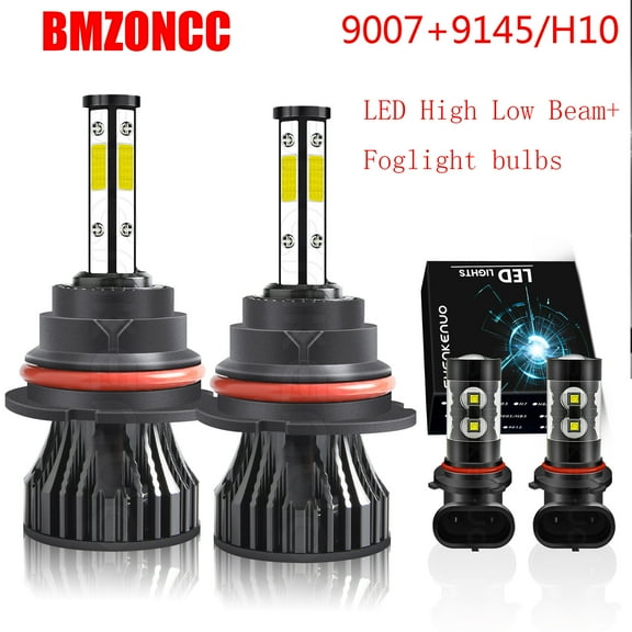 4X LED Headlight   Fog Light Bulbs Combo for Ford F150 1999-2005
