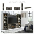thumbnail image 5 of Signature Design by Ashley Derekson TV Pier Media Storage Tower with 4 Shelves, 72" Tall, Multi-Gray, 5 of 7